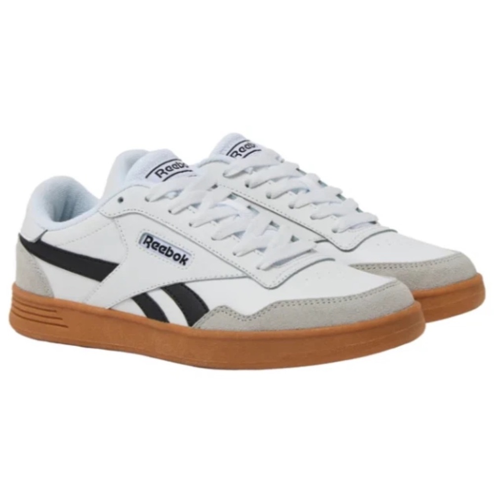 NEW!! Reebok Women's White/Mist Grey/Black classic ,Sneakers in Size 9.5 - Picture 3 of 15